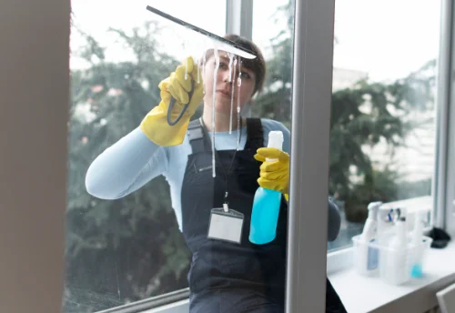 Nettoyage de vitres intérieures et extérieures à Cohade
